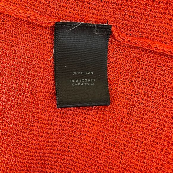 Marc by Marc Jacobs Sweater Women L Red Silk Knit Lightweight Boho Preppy NWOT - Picture 5 of 6